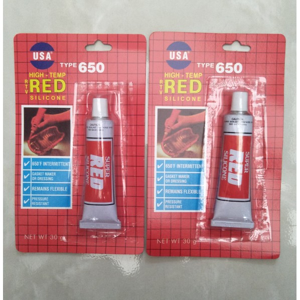 Lem merah Super Red Silicone Untuk Mesin