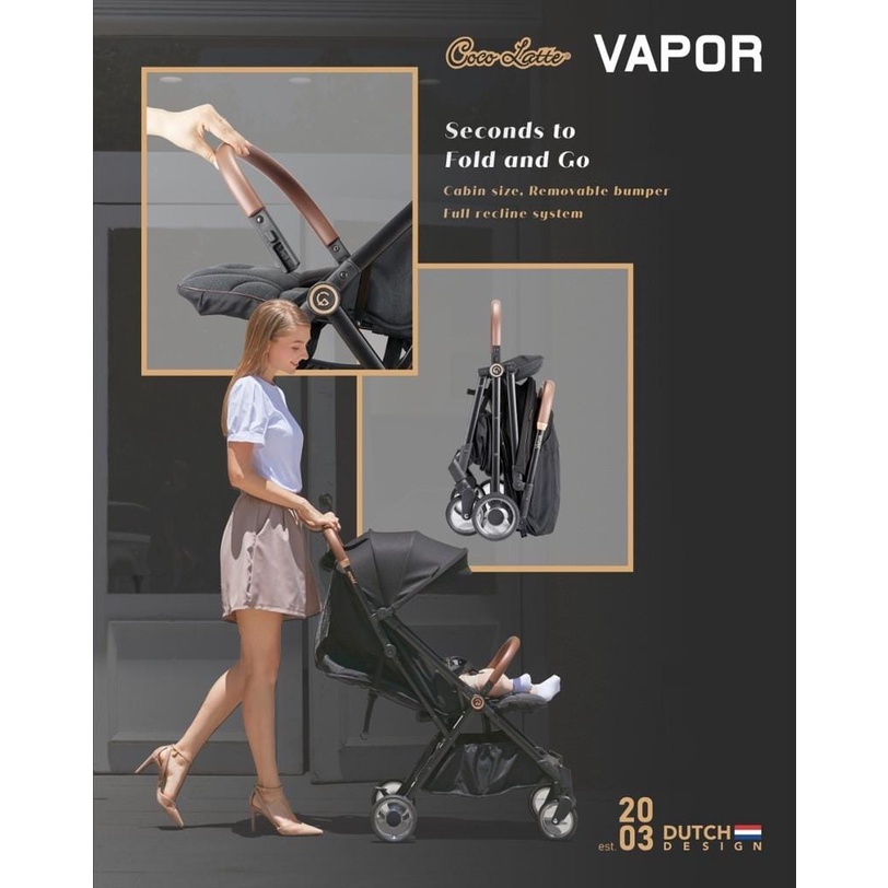 Stroller Cocolatte Vapor CL JZ 7045SN / Stroller Anak