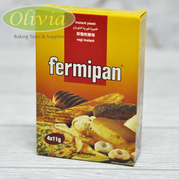 

Fermipan Ragi Instan Sachet 4x11gr Instant Yeast Box DISKON Kode 1411