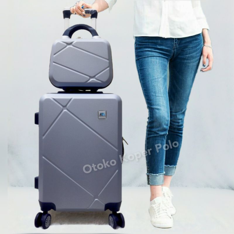 12.12 BIG SALE Koper 20inch dan beautycase koper original Polo Geneva ukuran cabin