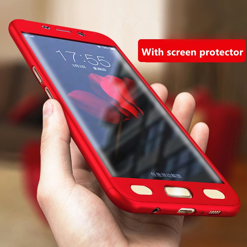 360 Degrees Full Protective Case Samsung S6 S7 Edge S8 Plus J3 J5 2016