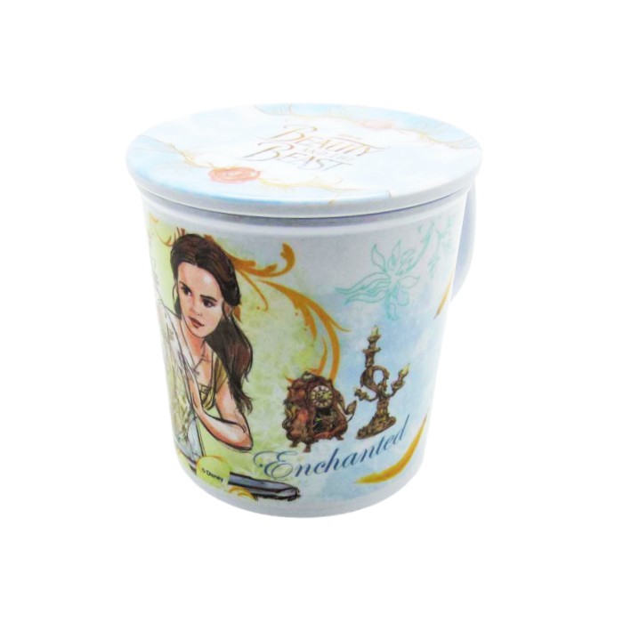 Onyx Gelas + Tatakan / Mug + Coaster Beauty And The Beast 340ml (3104B-BBS01)