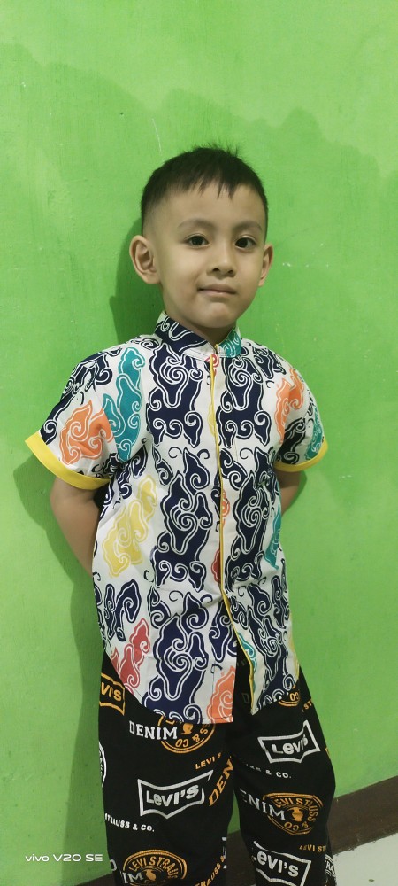 Kemeja Batik Anak By Little Malik Batik, Warna-warni