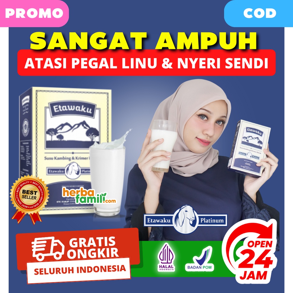 ETAWAKU PLATINUM 100% ORIGINAL | Susu Kambing Etawaku Platinum Asli Ampuh Mengobati Pegel Linu ETAWAKU PLATINUM