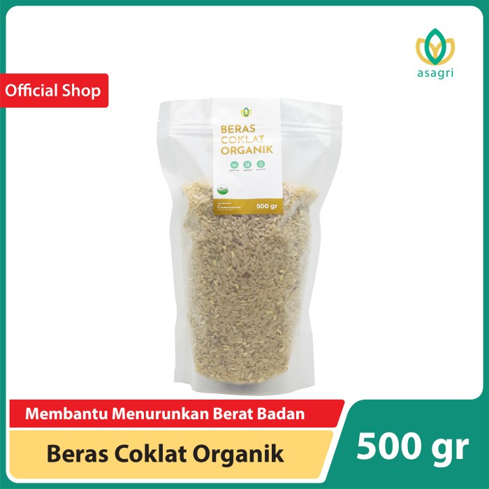 

978qW Beras Cokelat Organik Asagri 1 Kg - 500 Gram W5Q0112