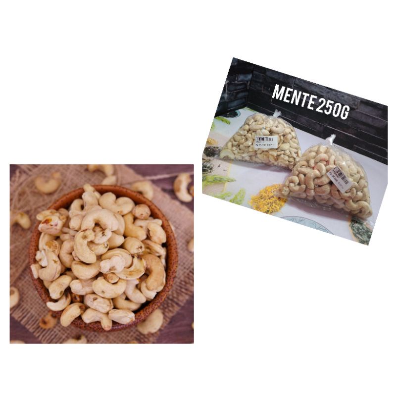 

kacang Mente Utuh repack 250g