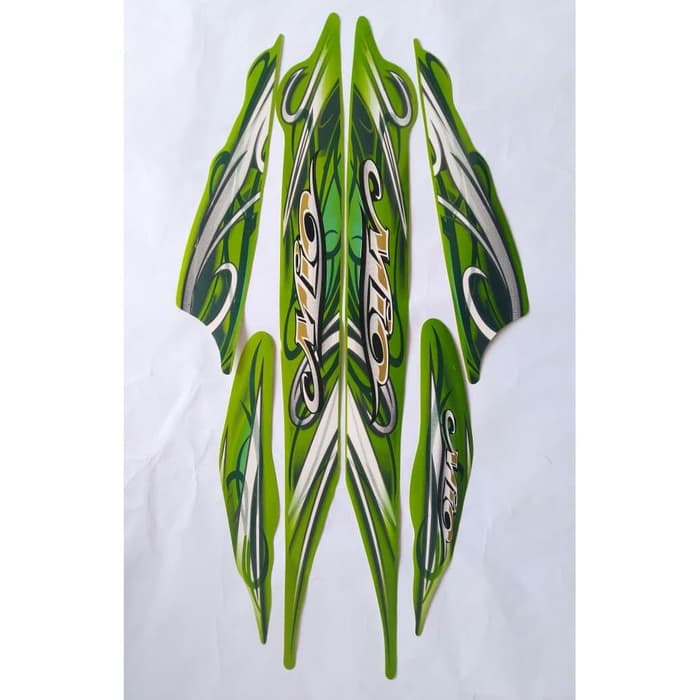 stiker striping yamaha mio sporty 2010 hijau