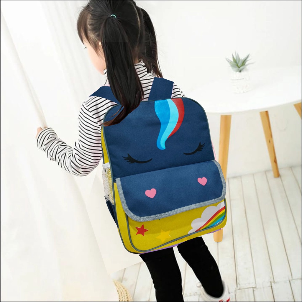 Tas Sekolah untuk Anak Perempuan Anak Laki-laki Ransel SD Motif Karakter Kartun Lucu - PG 8920