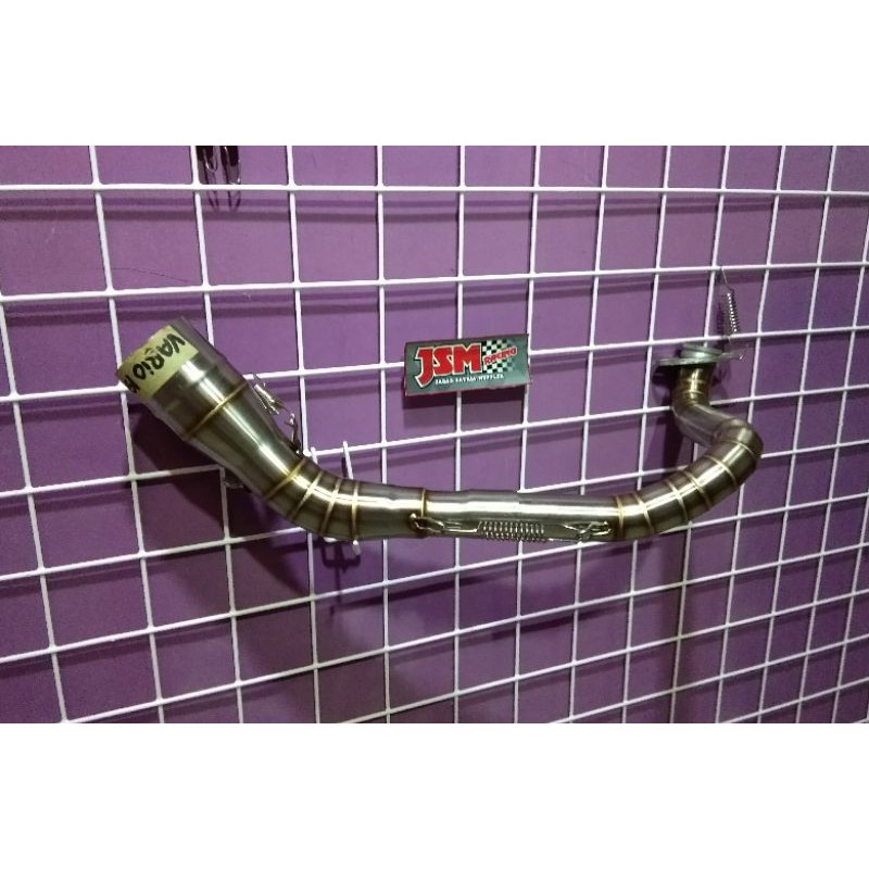 Leher knalpot Vario125/Vario150 Fullstainles inlet 50mm