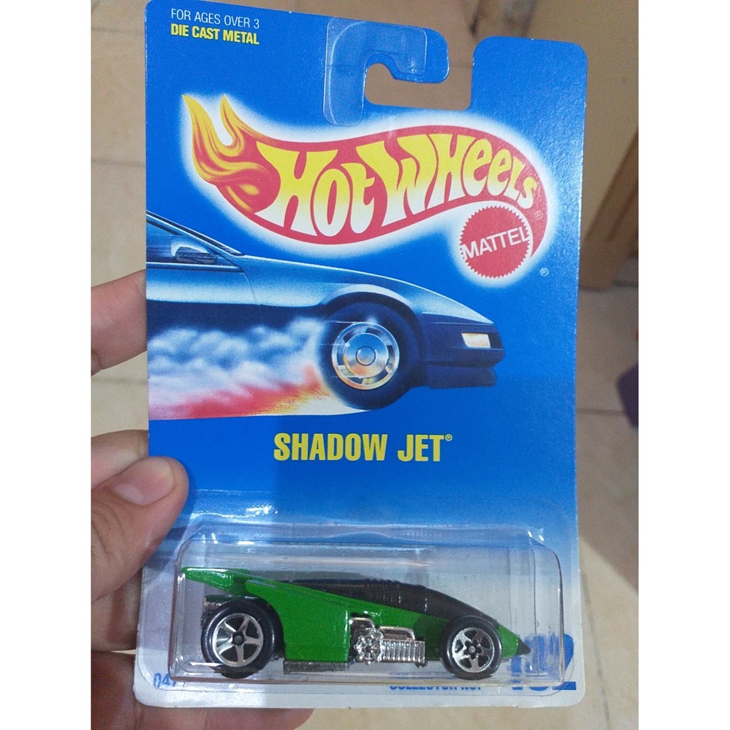 HOT WHEELS SHADOW JET HIJAU