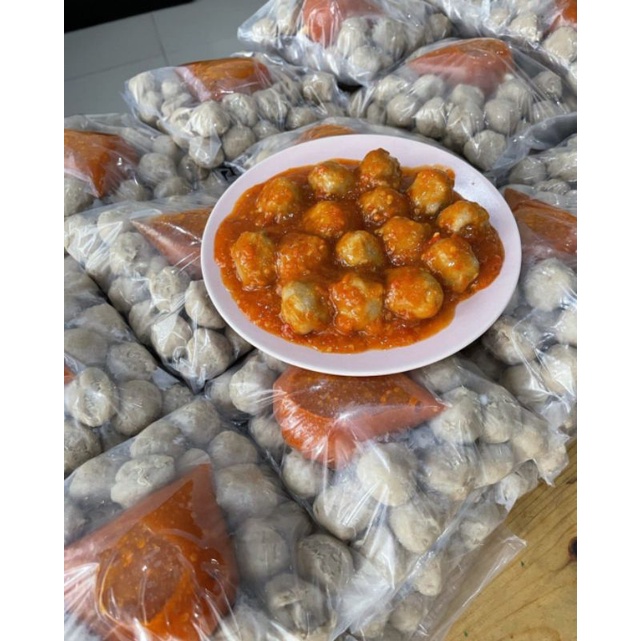 

Bakso Pentol Premium Pedas isi 50