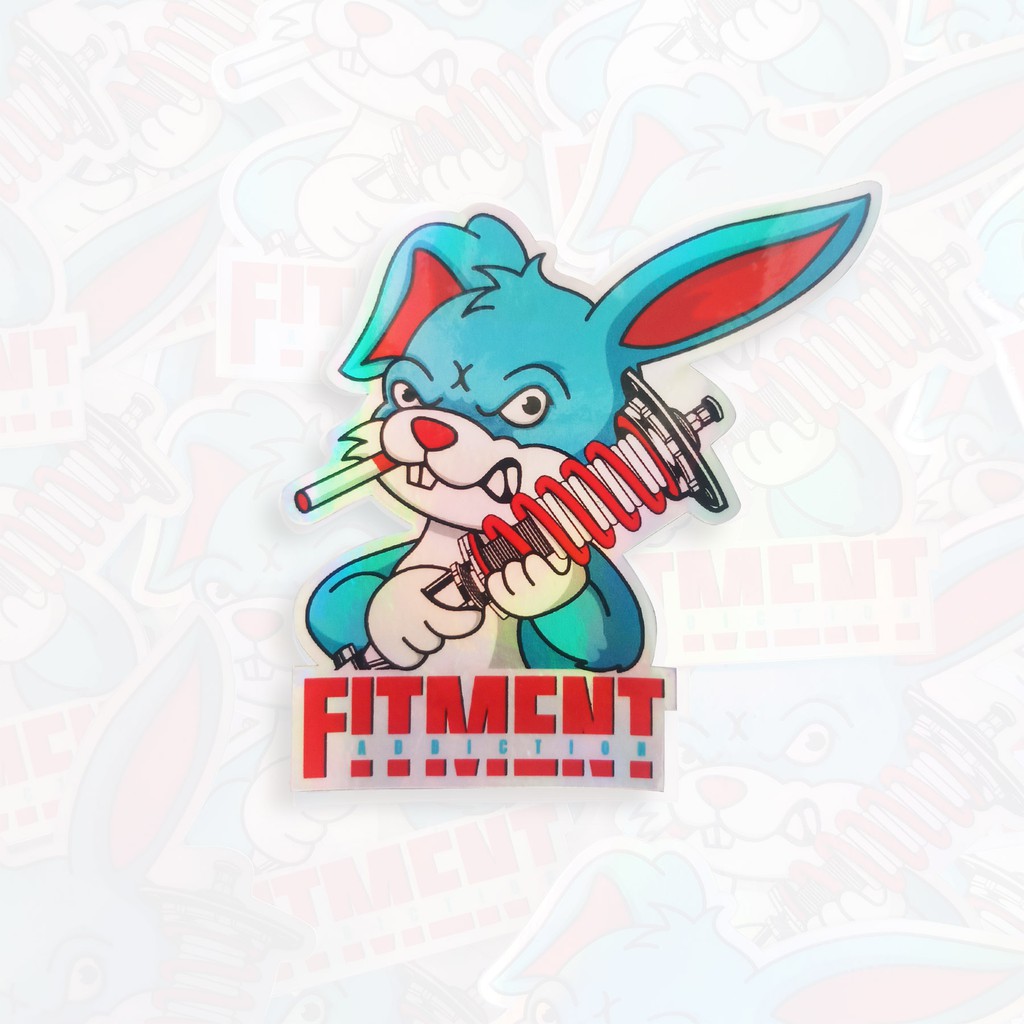 

FITMENT ADDICTION HOLOGRAM STICKER MOBIL