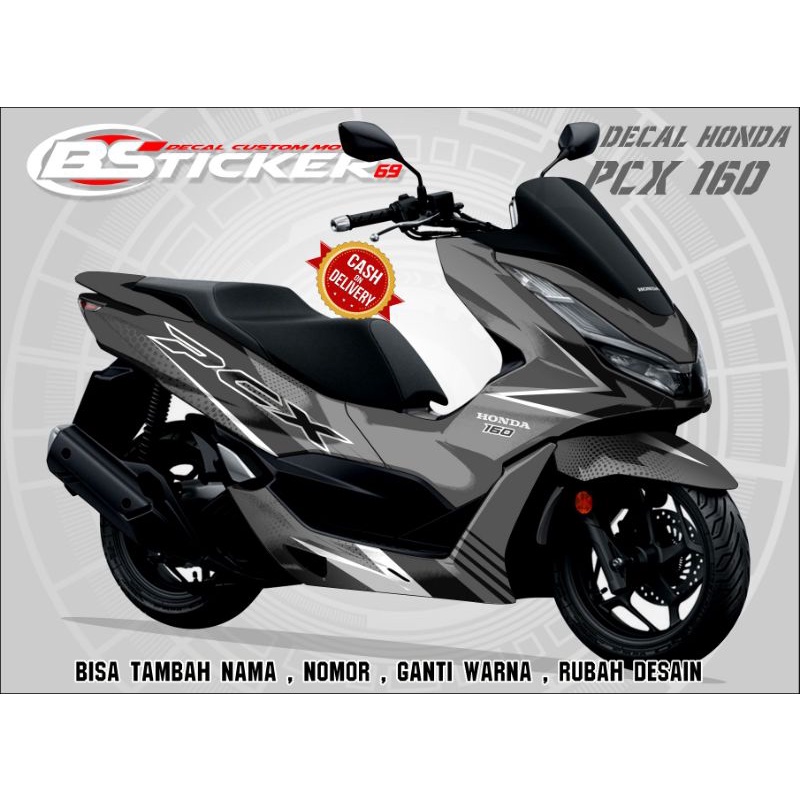 DECAL STIKER MOTOR HONDA PCX 160 NEW VARIASI MOTOR HONDA PCX