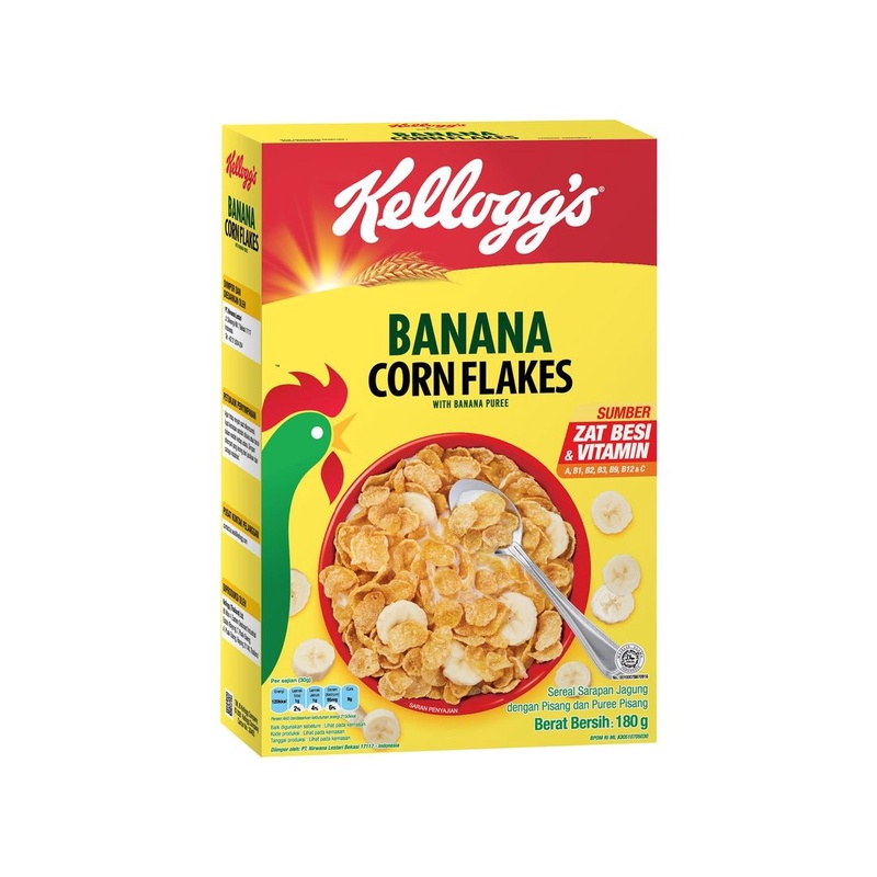 

KELLOGGS BANANA CORN FLAKES SEREAL 180G