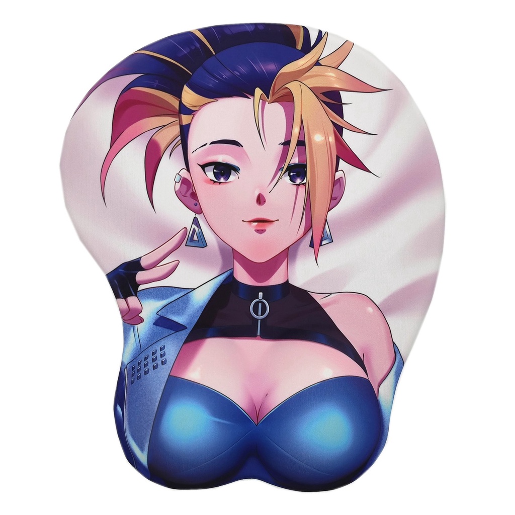 Akali K/DA ALL OUT Anime 3D Oppai Mouse Pad Wrist rest
