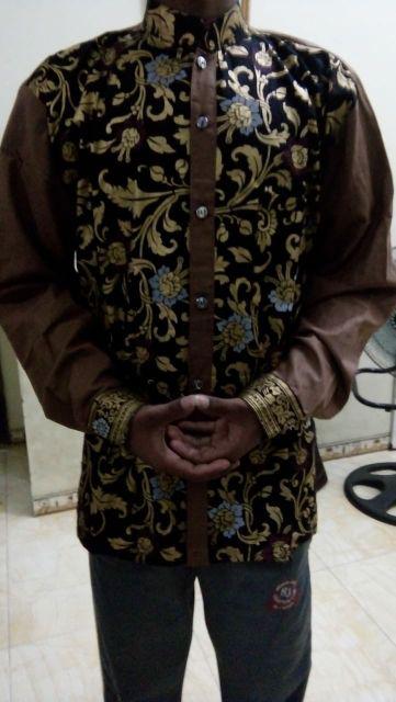 Kemeja Batik Pria Ppbtk07 Modern Lengan Panjang Casual Modis Trendy Masa Kini M L Xl Asli Pekalong