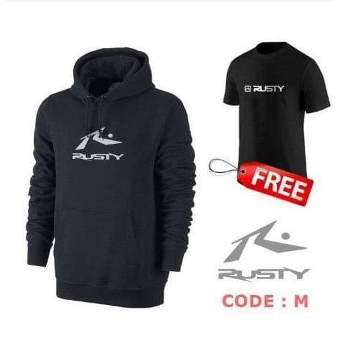 Jaket Hoodie Rusty Free Kaos