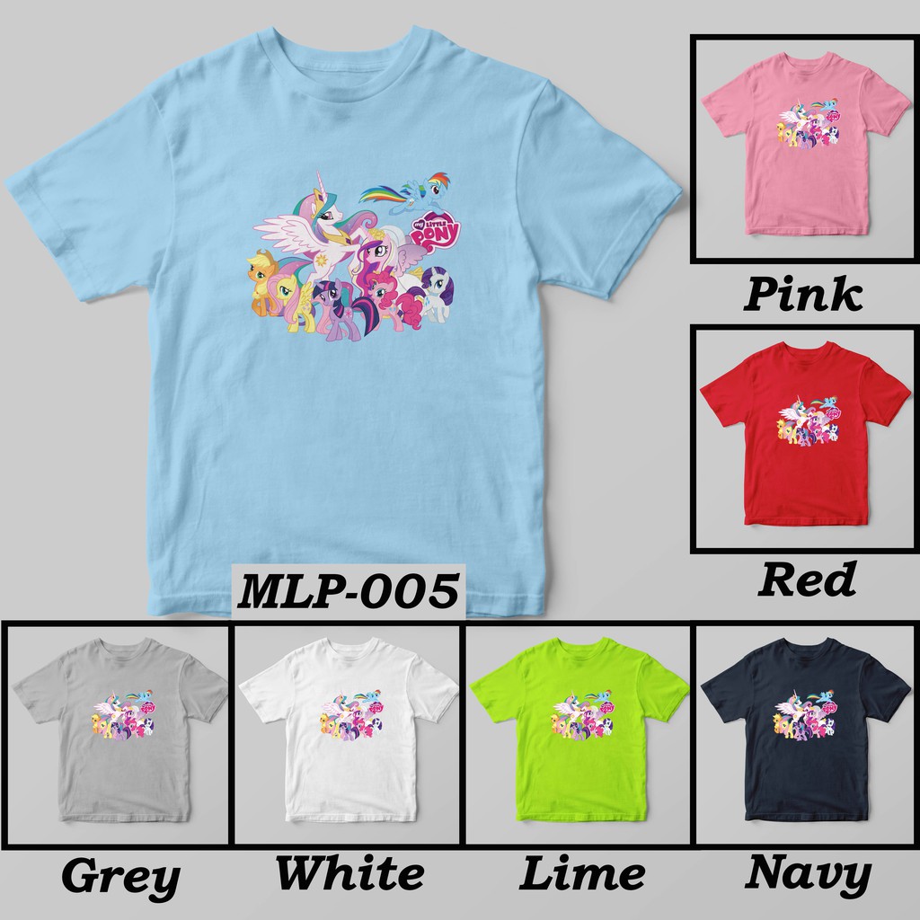 [FREE NAMA !!] Kaos Anak &amp; Family My Little Pony 100% COTTON PREMIUM