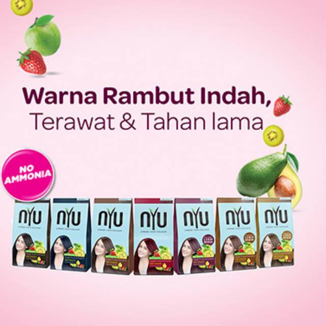  Nyu  Hair color cat  rambut  Alami Shopee Indonesia