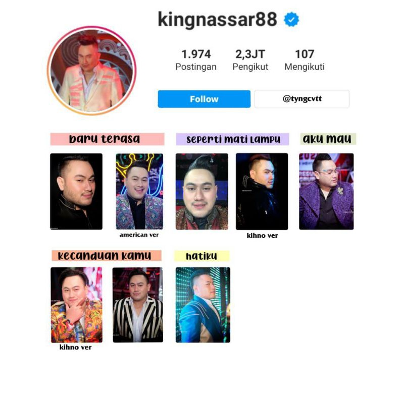 PHOTOCARD OPPA NASSAR