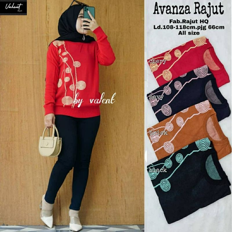 Avanza Rajut, atasan, atasan wanita, atasan rajut, bahan rajut import,  blouse,blouse rajut,kekinian