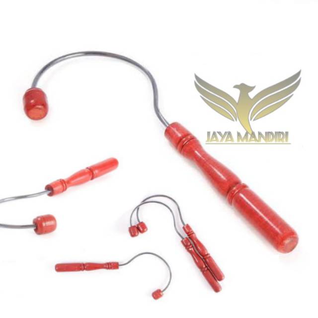 Alat Pijat/Pijatan Punggung Kayu Refleksi Punggung Pegangan Bergerigi