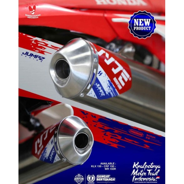 KNALPOT NORIFUMI ORI TIPE JUMPZ KLX150 BF DAN CRF150 L