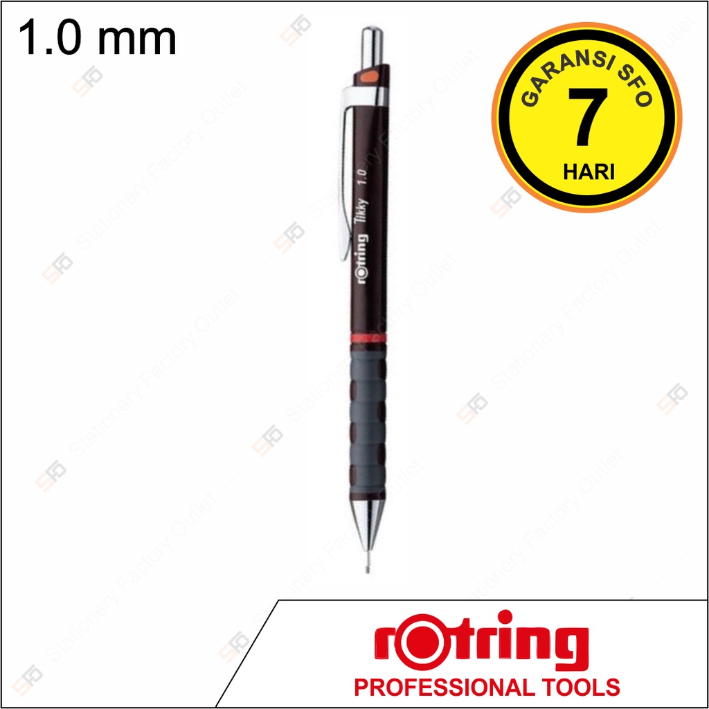 

Pensil Mekanik Rotring 1.0 mm Tikky Burgundy - SFO Semarang Official