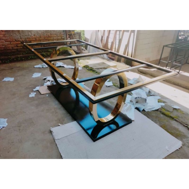 kaki meja stainless