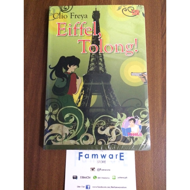 Novel Teenlit: Eiffel, Tolong - Clio Freya