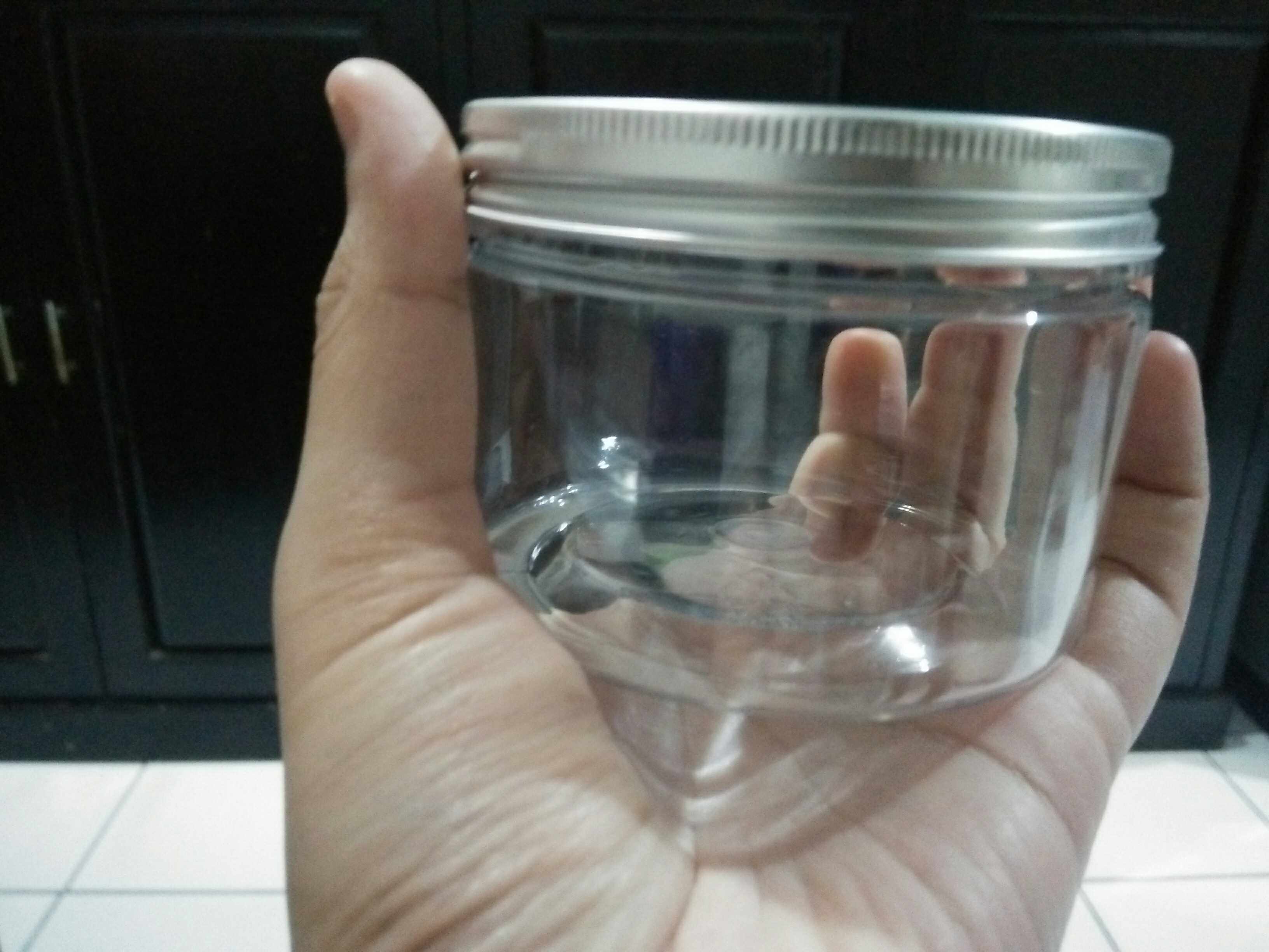 Botol Toples 250ml Makanan Snack Kering Ringan Botol Toples Plastik Jar Madu Sambal Selai