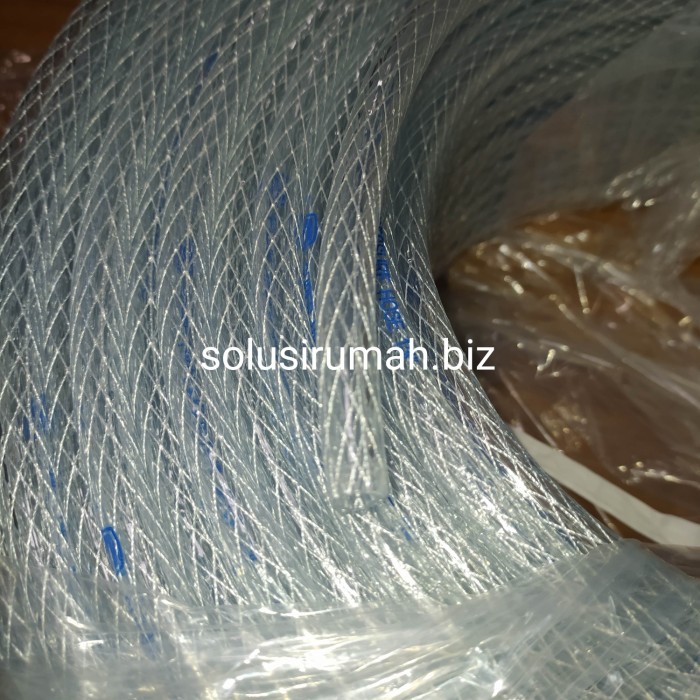 SELANG 1/4 HP permeter 1m BENANG NILON TEBAL 1/4&quot; HOSE HIGH PRESSURE