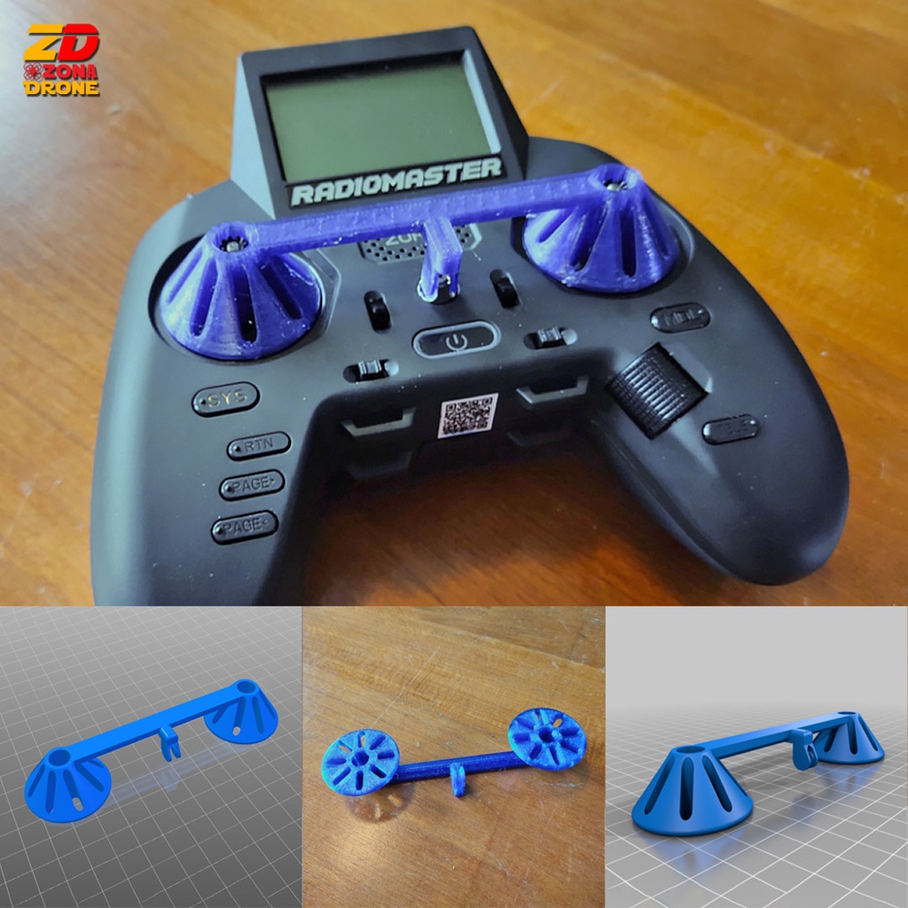 Radiomaster Zorro Gimbal Guard Protector Stick Guard FPV Drone 3D Print