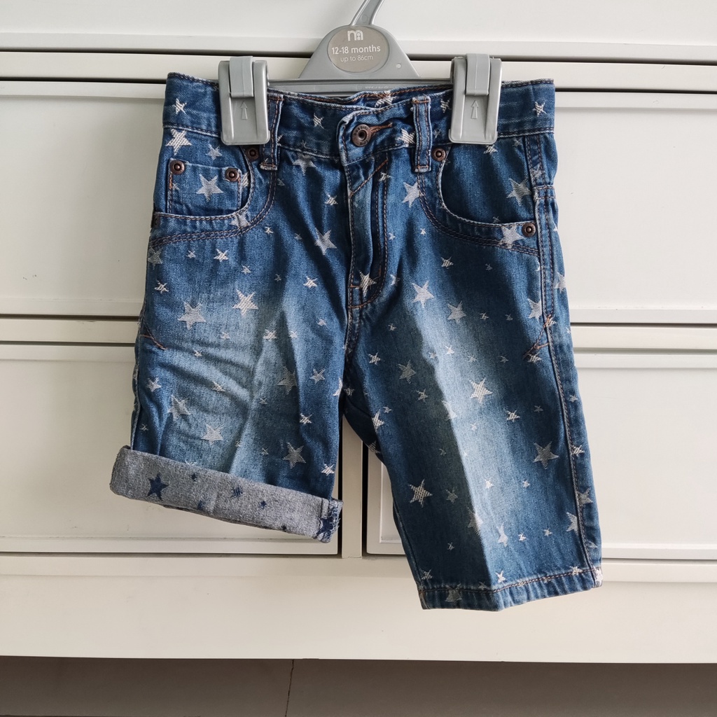 Boss*ni Short Jeans Celana Pendek Denim Anak size 110