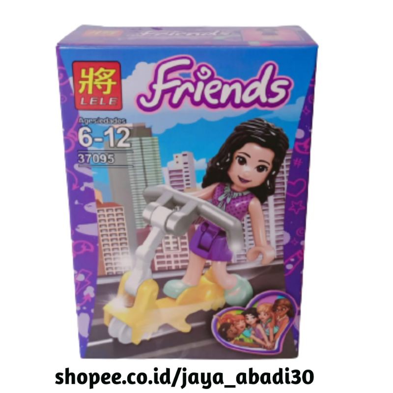 MAINAN LEGO BRICK GAME FRIENDS SCOOTER / SKUTER LALA PO (LELE) 37095