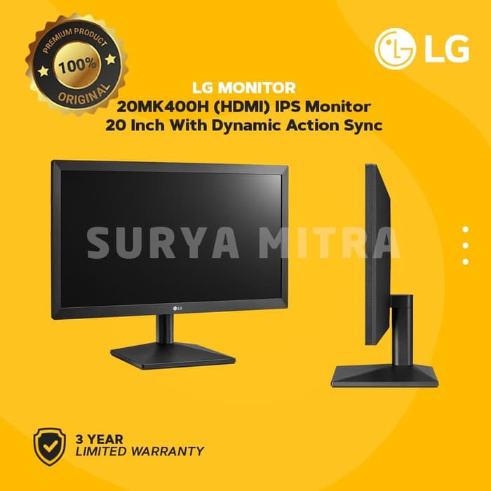 Monitor LED LG 20MK400H-B HDMI