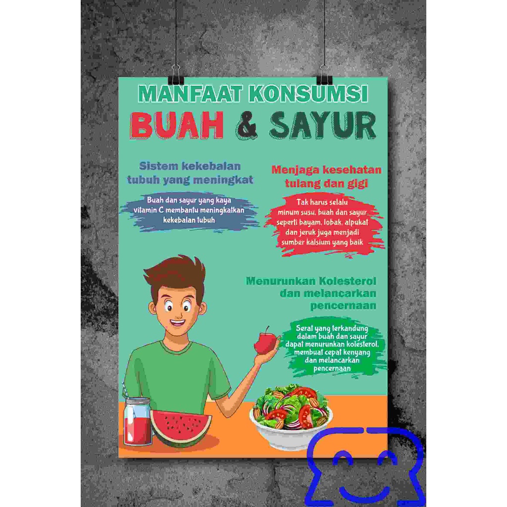 

Poster Makan Buah dan Sayur harga untuk 1 poster