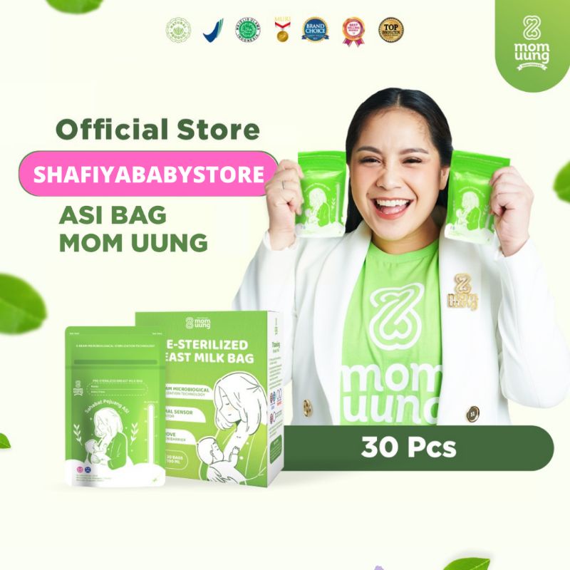 Mom Uung Asi Bag Breast Milk Bag - Isi 30 bag | 150ml | 100ml Kantong Asi