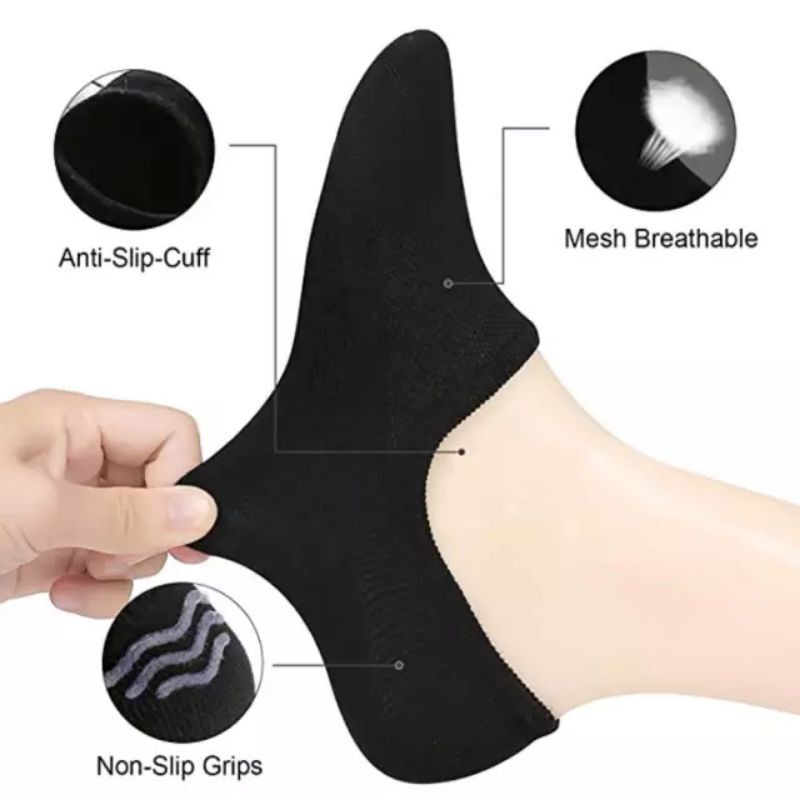 KAOS KAKI ENGKLE KAOS KAKI INVISIBLE KAOS KAKI PENDEK/HIDDEN SOCKS (pendek setumit)-8