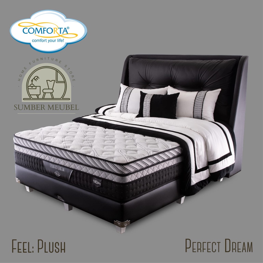 SPRING BED COMFORTA PERFECT DREAM (1 SET MATRAS + DIVAN )