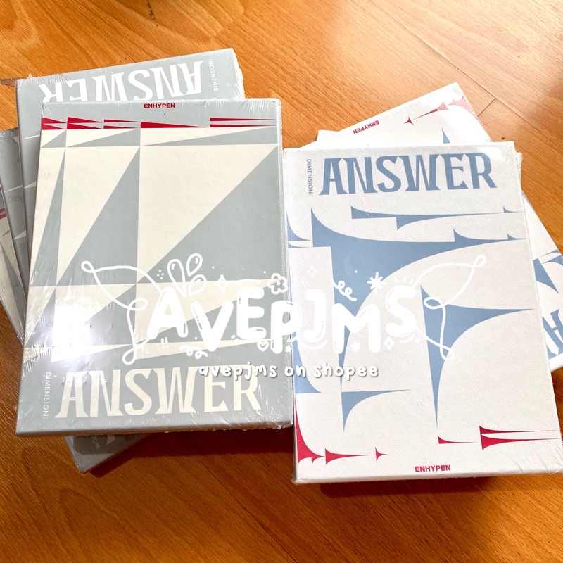 [ ready stock ] Enhypen Album Dimension : Answer SEALED FULLSET versi no yet Jungwon Jake Sunghoon H