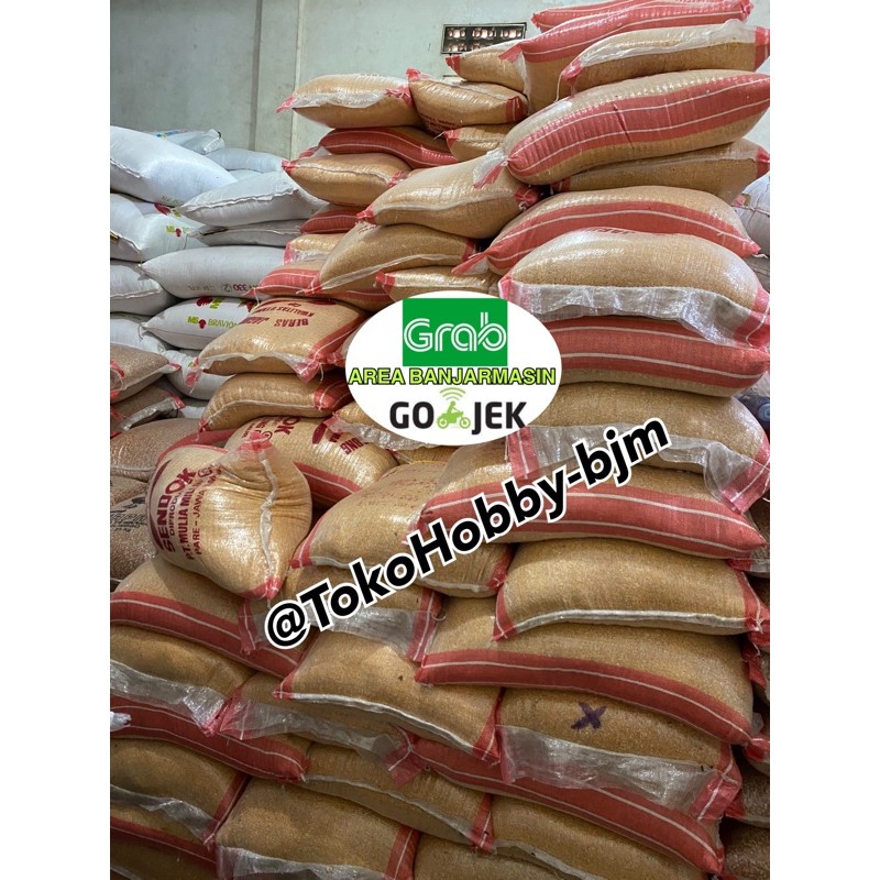 beras jagung sendok 25kg - beras jagung 25kg - beras jagung burung 25kg