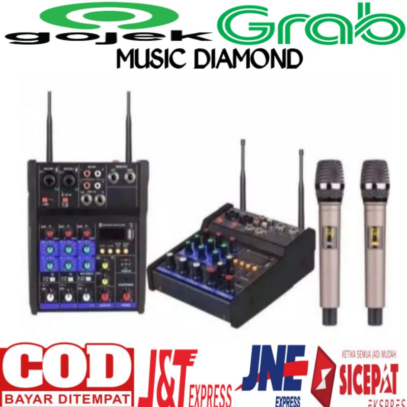 MIXER MIC AUDIO YAMAHA G4 FREE 2 MIC WIRELESS