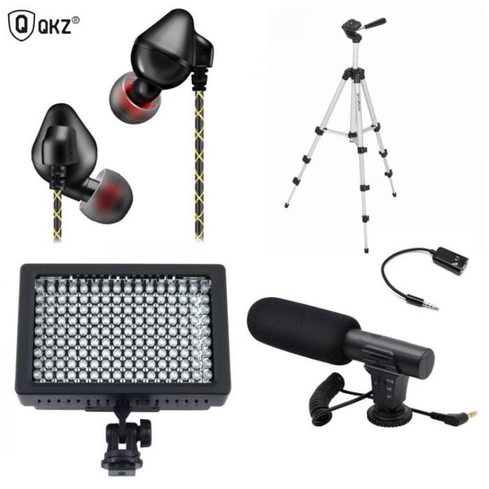 PAKET LENGKAP Alat VLOG - YOUTUBER - VLOGGER - VIDEOGRAFI - REKAMAN