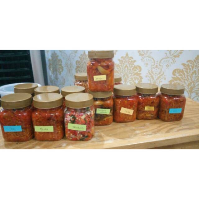 

30varian Sambel homemade,