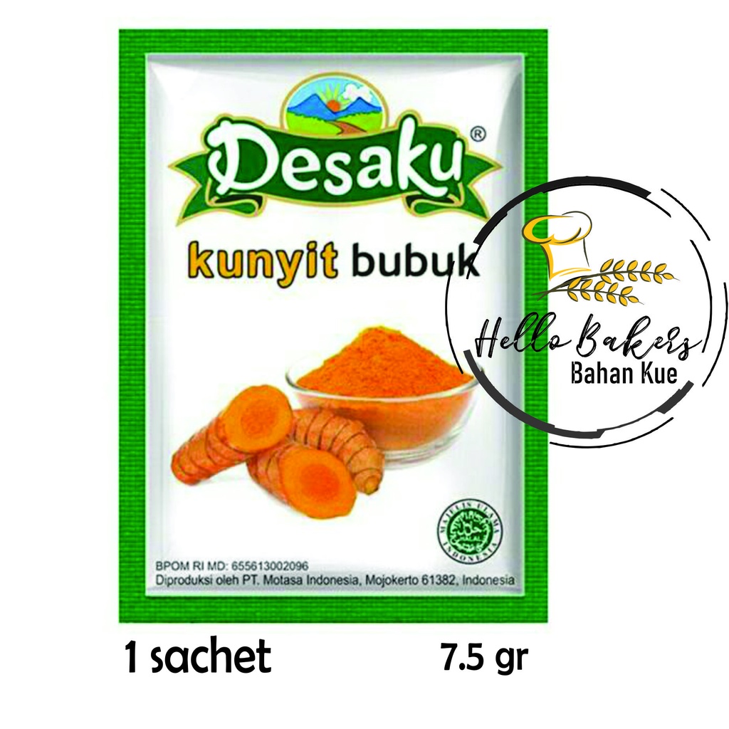 

DESAKU KUNYIT BUBUK 7.5 GR / KUNYIT BUBUK