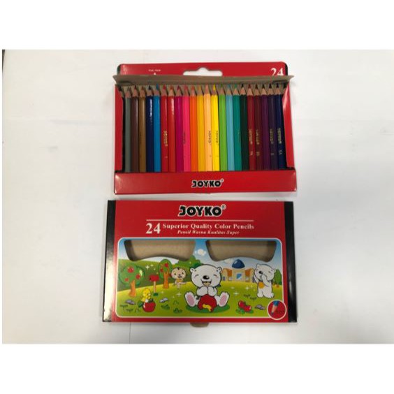 

Pensil Warna JOYKO 24 warna Pendek