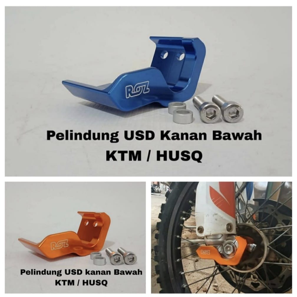 Pelindung USD kanan Bawah KTM Pelindung Bawah USD Kanan KTM