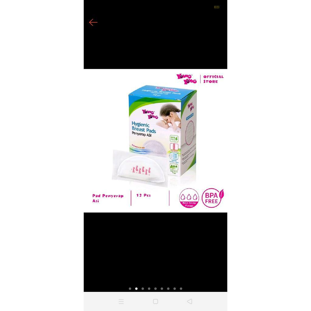 YOUNG YOUNG Penyerap Asi Sekali Pakai 30 Pcs Hygienic Breast Pads