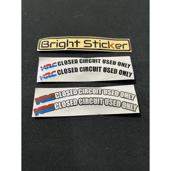 STICKER HRC VELG CUTTING